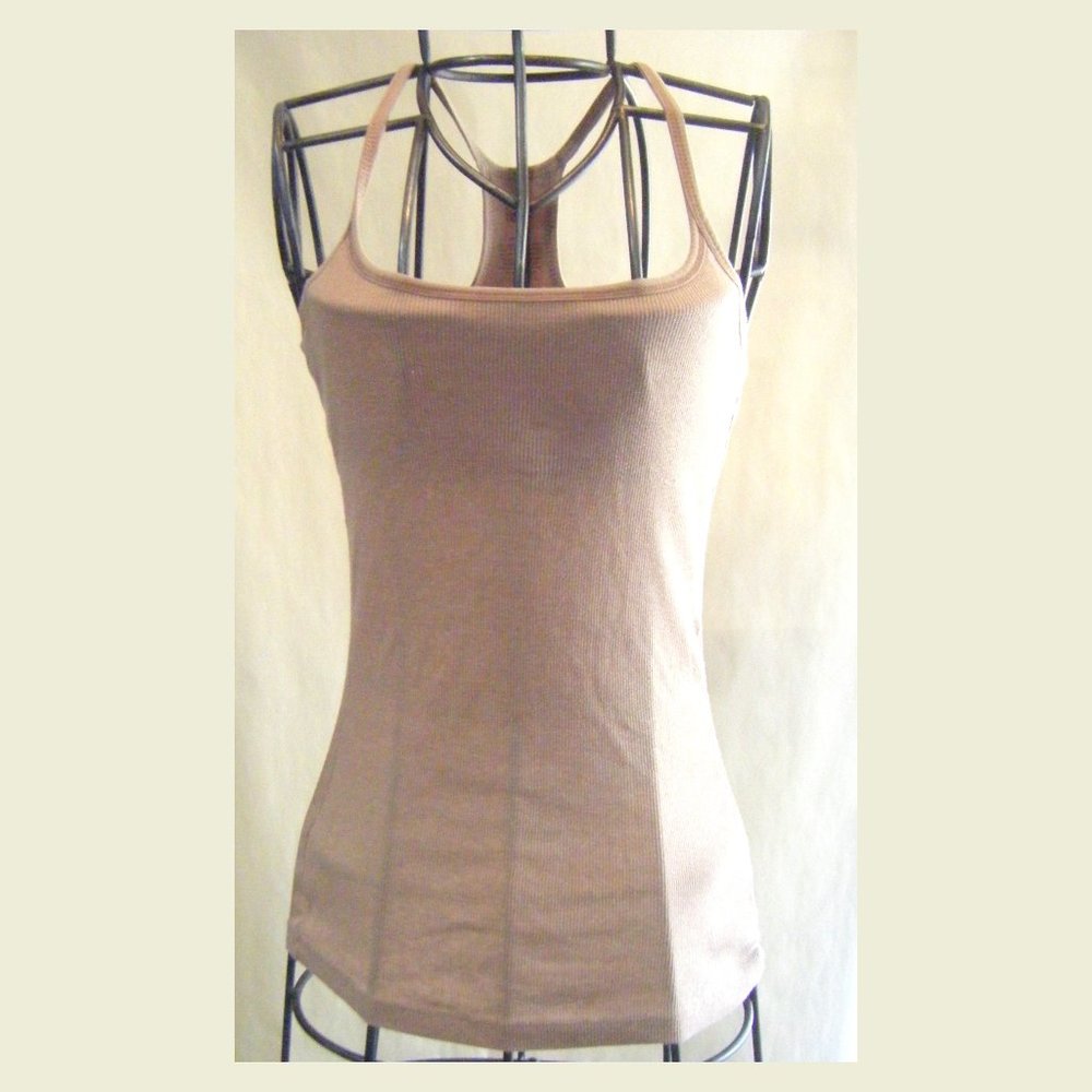 Light Tan Mossimo Tank Top Racer Back Size XS